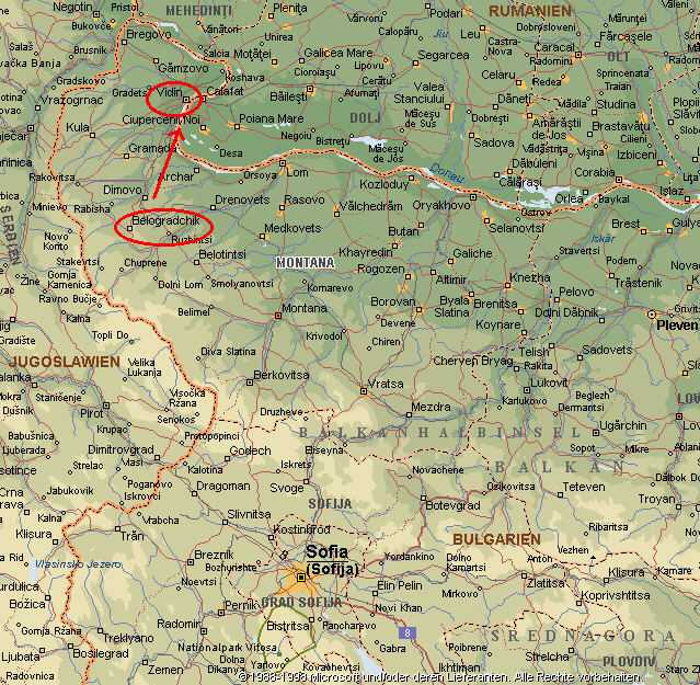 Belogradtchik - Vidin